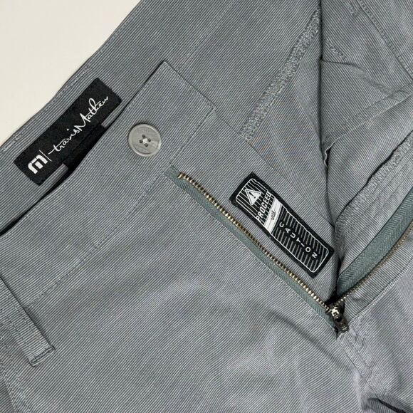 Travis Mathew Gray Performance 5-Pocket Golf Pants Stretchy Men Size 40x32 (A8) - Picture 6 of 11